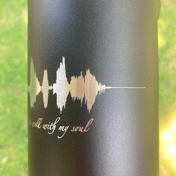 It Is Well With My Soul Soundwave 22oz Water Bottle - Picture 13 of 13